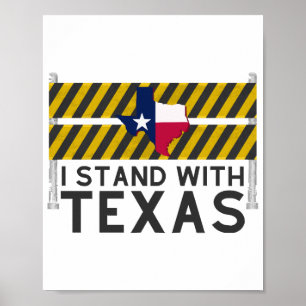 Affiche Je suis avec le Texas