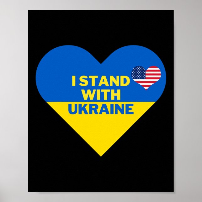 Affiche Je suis avec l'Ukraine2 (Devant)