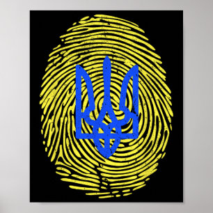Affiche Je suis avec l'Ukraine - Soutenir l'Ukraine Drapea