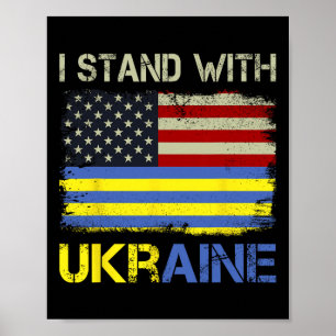 Affiche Je suis avec l'Ukraine Soutien à l'Ukraine
