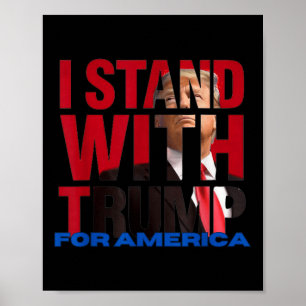 Affiche Je Suis Avec Trump