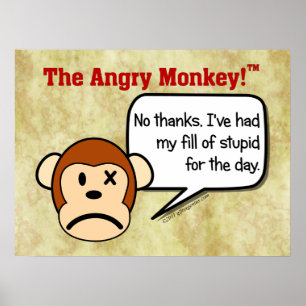 Affiche Je suis avoir affaire fait avec les personnes