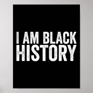 Affiche Je Suis Black History Shirt Pour Enfants Garçons B