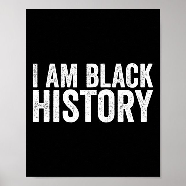 Affiche Je Suis Black History Shirt Pour Enfants Garçons B (Devant)