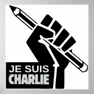 Affiche Je suis Charlie