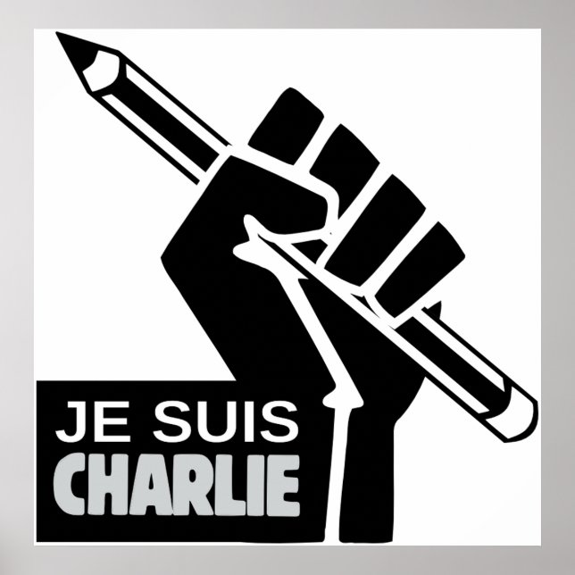 Affiche Je suis Charlie (Devant)