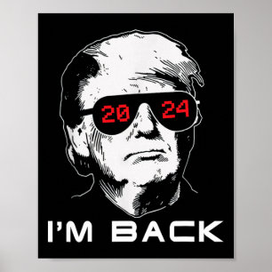 Affiche Je suis Ck Trump 2024 Patriotic Take America Ck El