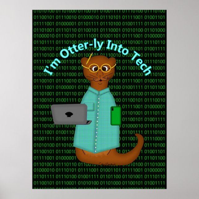 Affiche Je suis complètement sous le charme de la technolo (Devant)