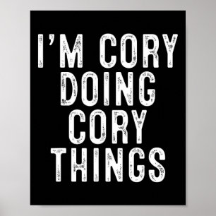 Affiche Je suis Cory faisant des choses de Cory drôle d'an