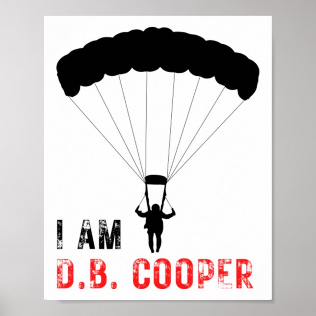 Affiche JE SUIS D.B. Cooper (Devant)