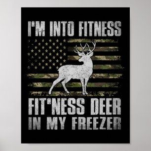 Affiche Je suis dans Fitness Fitness Deer dans My Freezer 