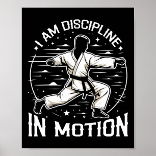 Affiche Je suis Discipline dans les Motions Arts Martiaux
