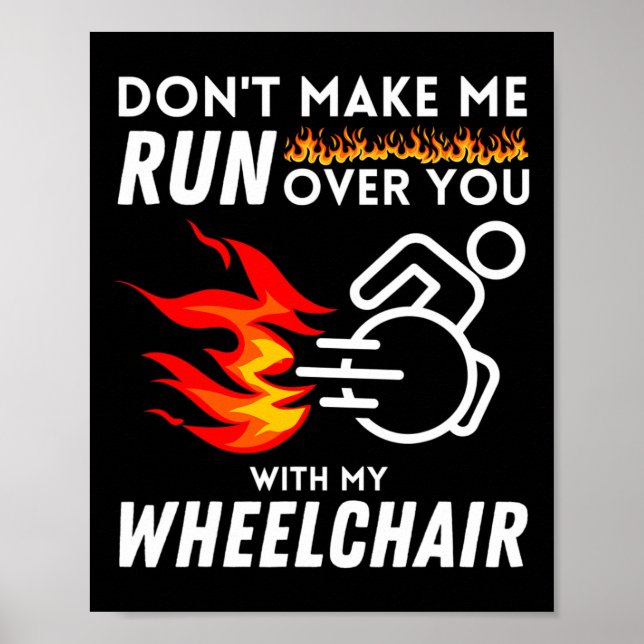 Affiche Je Suis Encore Meilleur Que Le Fauteuil Roulant Du (Devant)