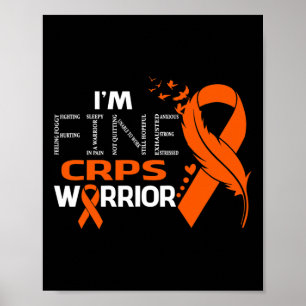 Affiche Je suis Fine Crps Warrior Awareness Feather