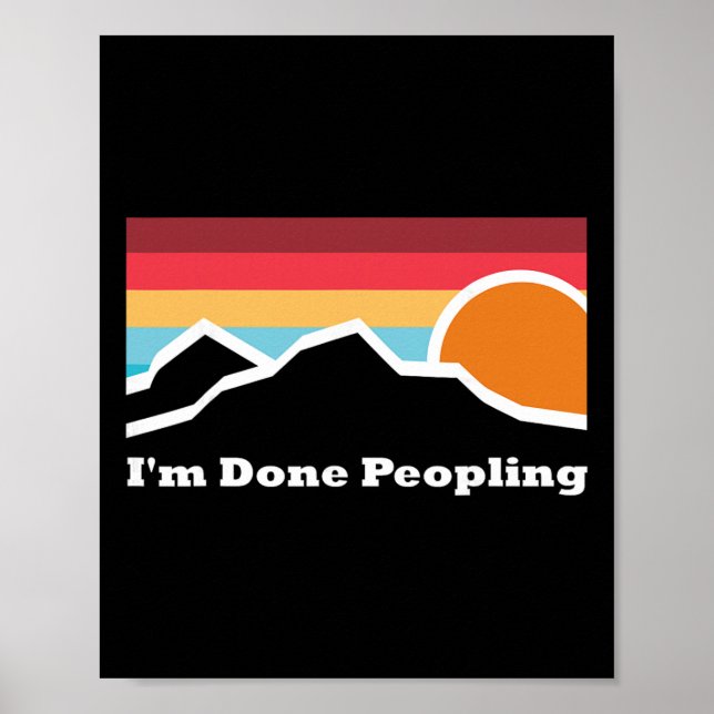 Affiche Je suis fini en peopling Camping Escalade Aventure (Devant)