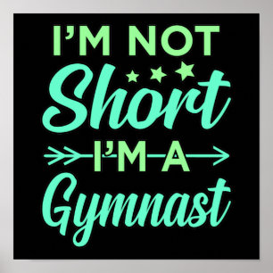 Affiche Je suis Gymnaste Gymnastique Gymnastique Gymnastiq
