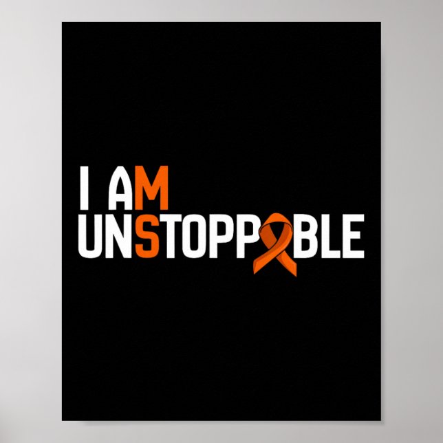 Affiche Je Suis Instoppable Sclérose En Plaques (Devant)