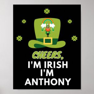 Affiche Je Suis Irlandais Je Suis Anthony