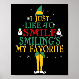 Affiche Je Suis Juste Heureux De Sourire Sourire Est Mon É