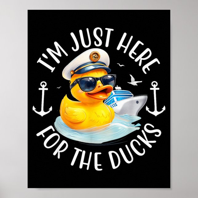 Affiche Je suis juste ici pour le canard, Croisière canard (Devant)