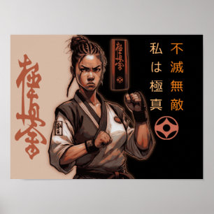 Affiche Je suis Kyokushin, Indestructible, Invincible