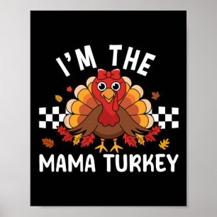 Affiche Je suis la dinde maman, assortiment famille Action