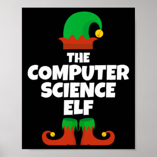 Affiche Je suis la famille de lutins de science informatiq