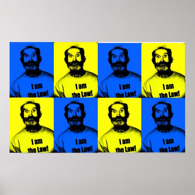 AFFICHE JE SUIS LA LOI ! (Devant)