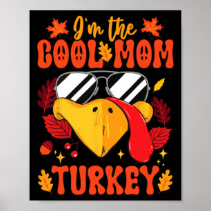Affiche Je suis La Maman Cool Turquie Drôle Automne Automn
