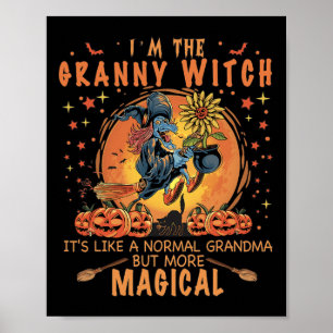 Affiche Je suis la sorcière de grand-mère comme un coulis 