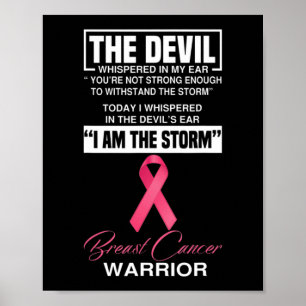 Affiche Je Suis La Tempête Le Cancer Du Sein Sensibilisati
