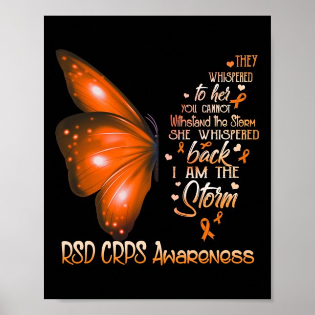 Affiche Je Suis La Tempête Rsd Crps Le Papillon De Sensibi (Devant)
