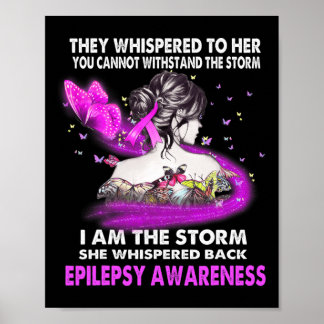 Affiche Je suis la tempête Sensibilisation à l'épilepsie