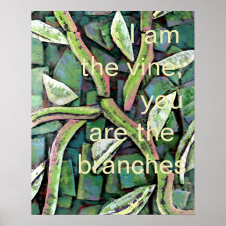 Affiche Je suis la vigne