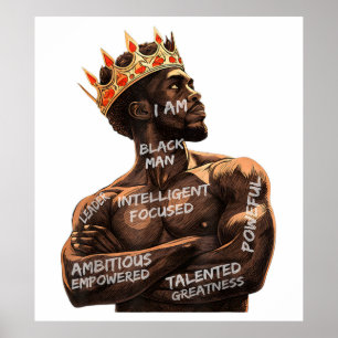 Affiche Je suis l'affiche Black Man