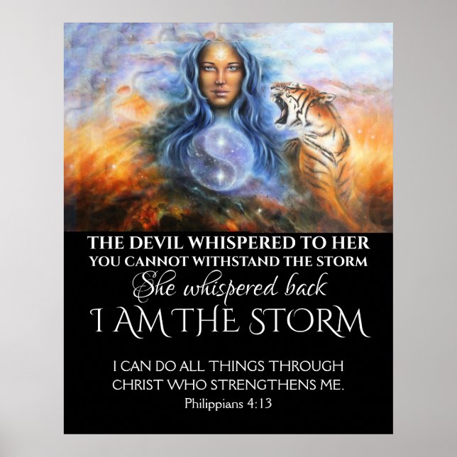 Affiche Je Suis L'Affiche De La Tempête (Devant)