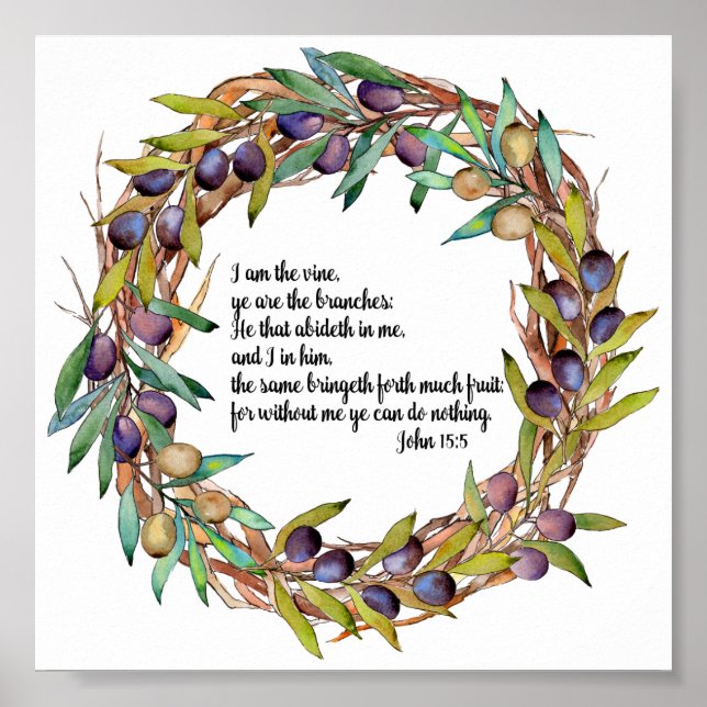 Affiche Je Suis L'Affiche De La Vigne (Devant)