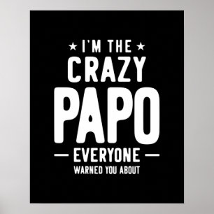 Affiche Je suis le cadeau de Papo fou à tous