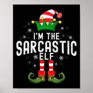 Affiche Je suis le costume de pyjama de famille de Noël de