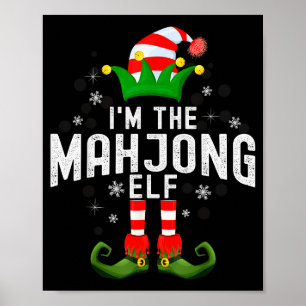 Affiche Je suis le costume de pyjama familial de Noël de l