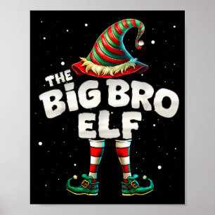 Affiche Je suis le frère elfé famille appariée groupe Noël