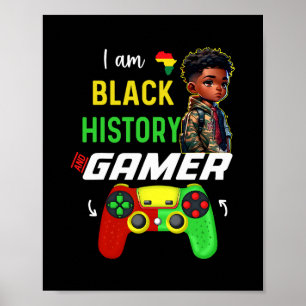 Affiche Je suis le joueur du Mois de l'histoire des Noirs