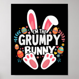 Affiche Je suis le lapin grincheux qui correspond à la fam