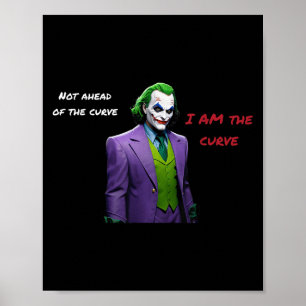 Affiche Je Suis Le Malin De Courbe Halloween Anti Hero Aes