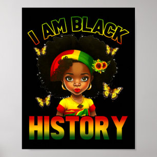 Affiche Je suis le Mois de l'Histoire des Noirs Adolescent