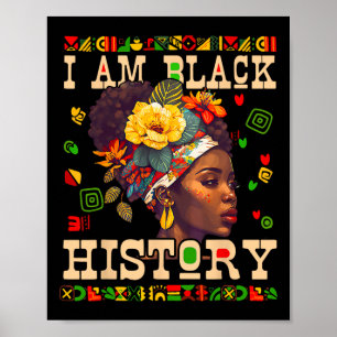Affiche Je suis le mois de l'histoire des Noirs célébratio