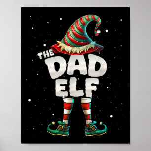 Affiche Je suis le papa Elf Family Matching Group Noël