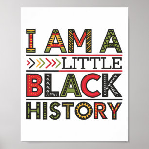 Affiche Je suis le petit mois de l'histoire des Afro-Améri