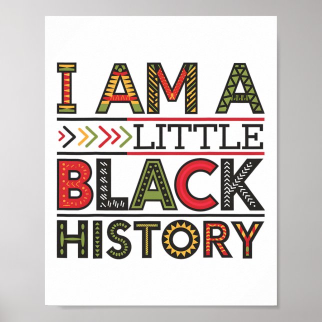 Affiche Je suis le petit mois de l'histoire des Afro-Améri (Devant)