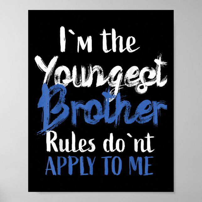 Affiche Je suis le plus jeune frère - Les règles ne s'appl (Devant)